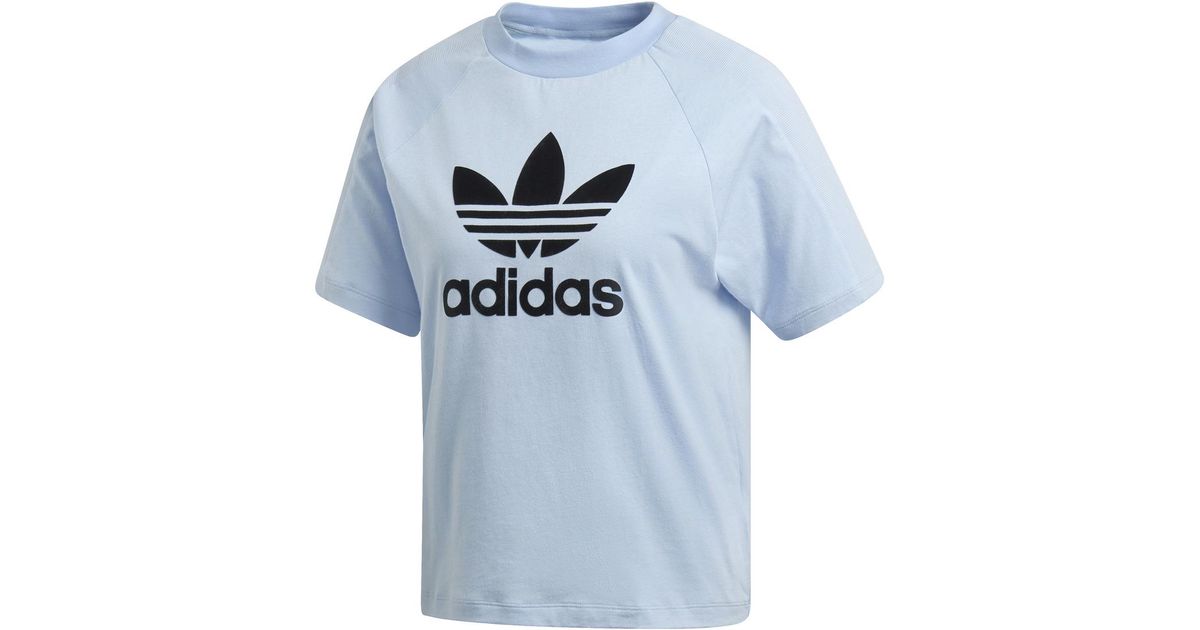 pale blue adidas t shirt