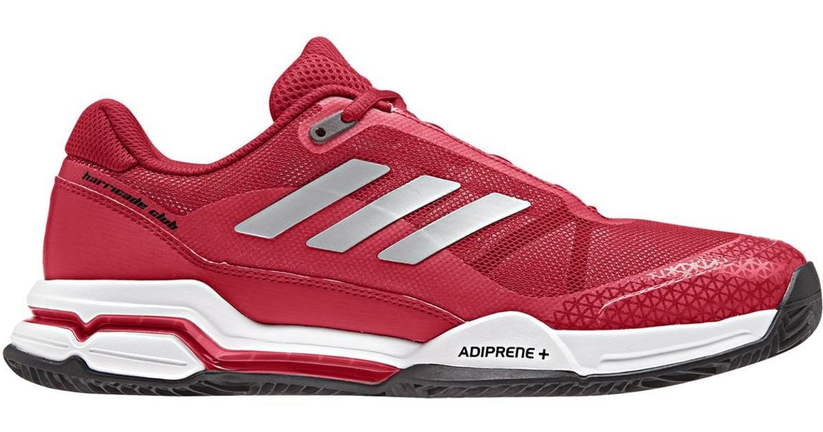 adidas Barricade Club Clay Tennis/padel Tennis Shoes in Red for Men Lyst