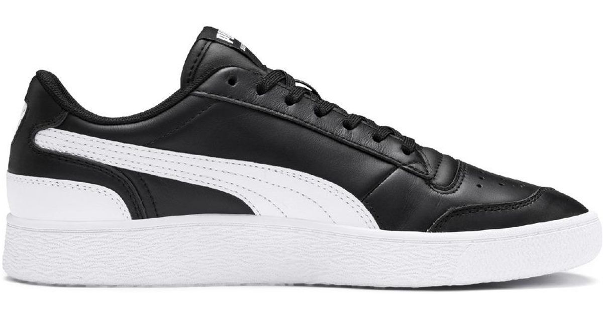 PUMA Leather Ralph Sampson Low Casual Trainers in Black for Men - Lyst