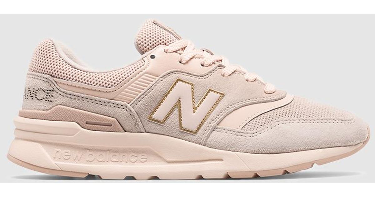 New Balance Pink Suede Trainers. 997 H Model. - Lyst