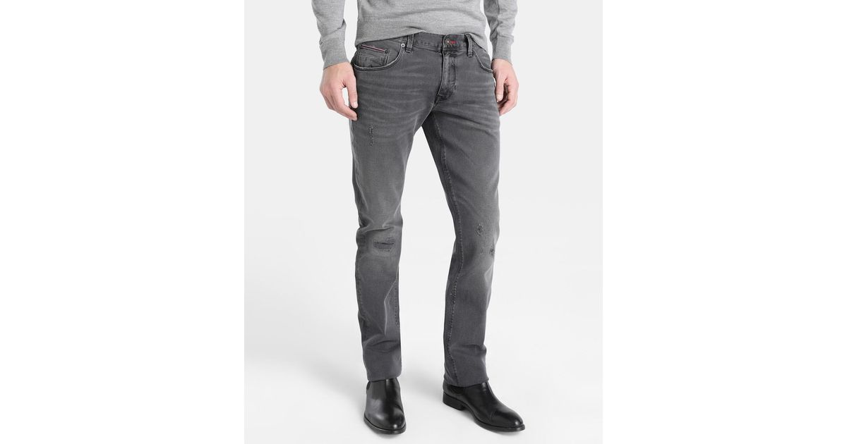 tommy hilfiger grey jeans