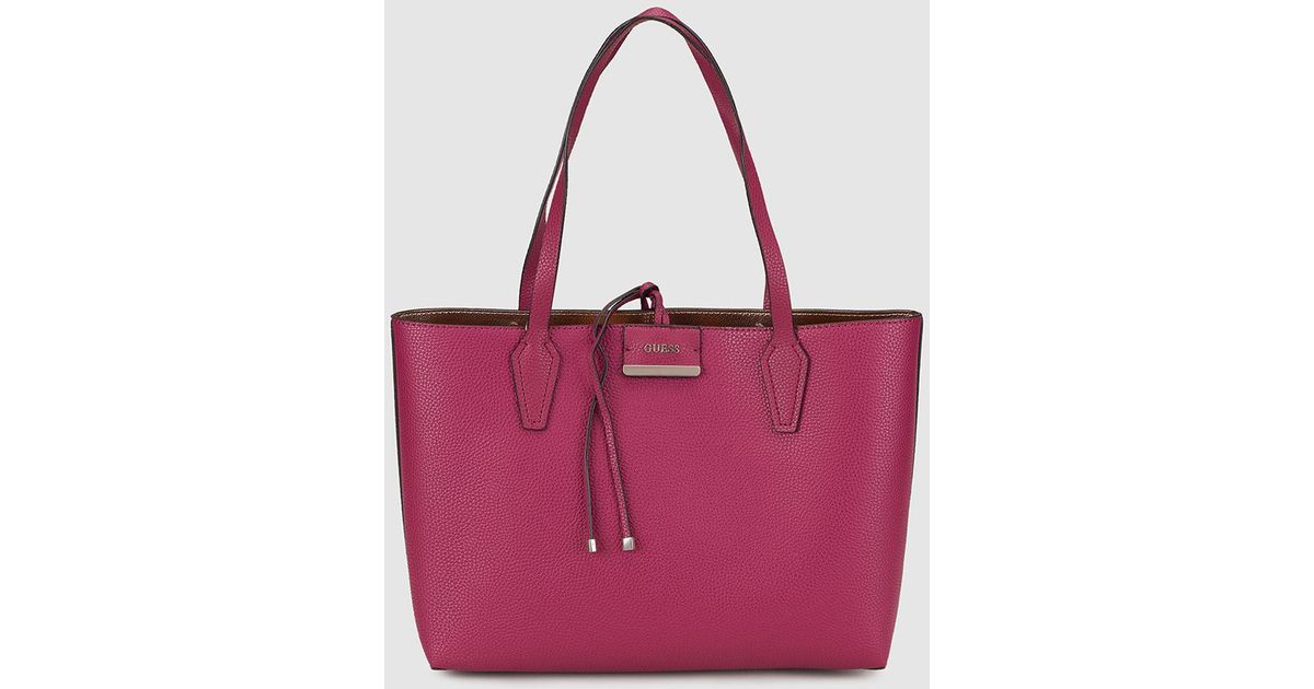 fuchsia tote bag