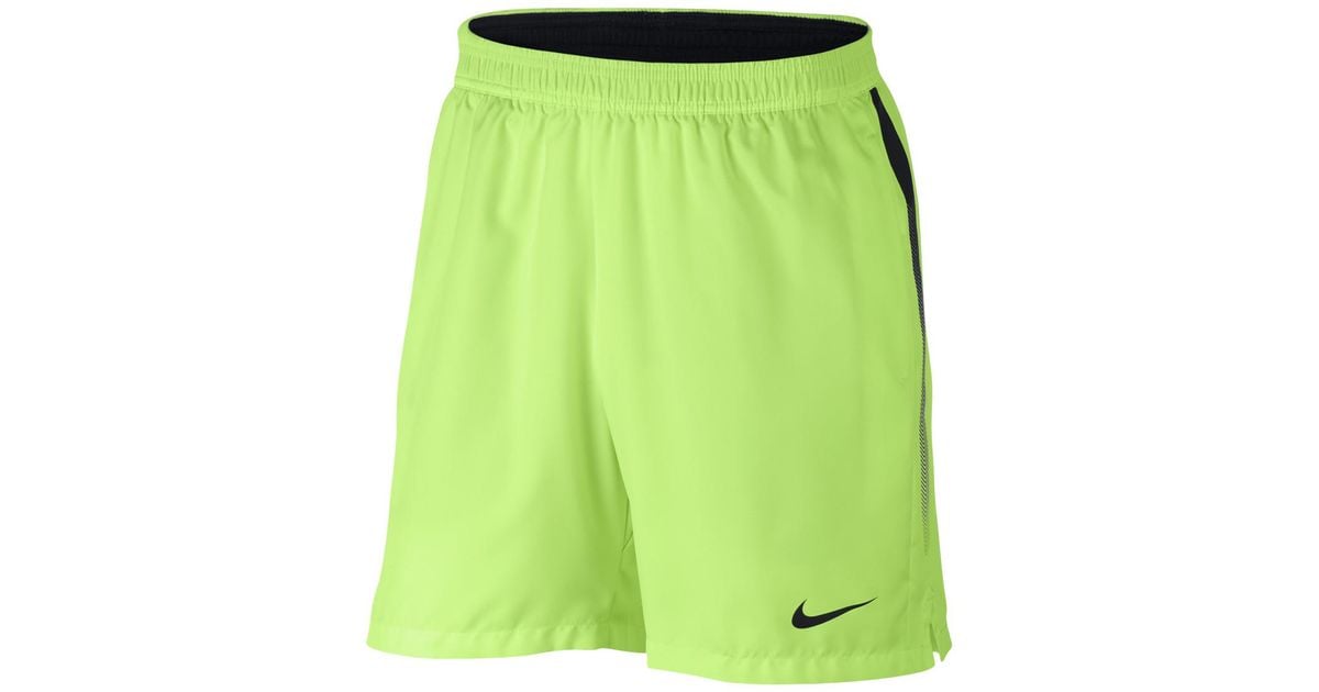 neon green nike shorts