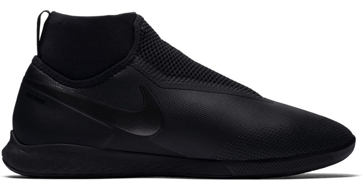 Nike React Phantom Vsn Pro Df Ic Indoor Football Trainers in Black for Men - Lyst