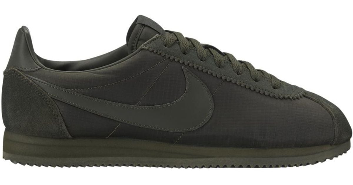dark green nike cortez