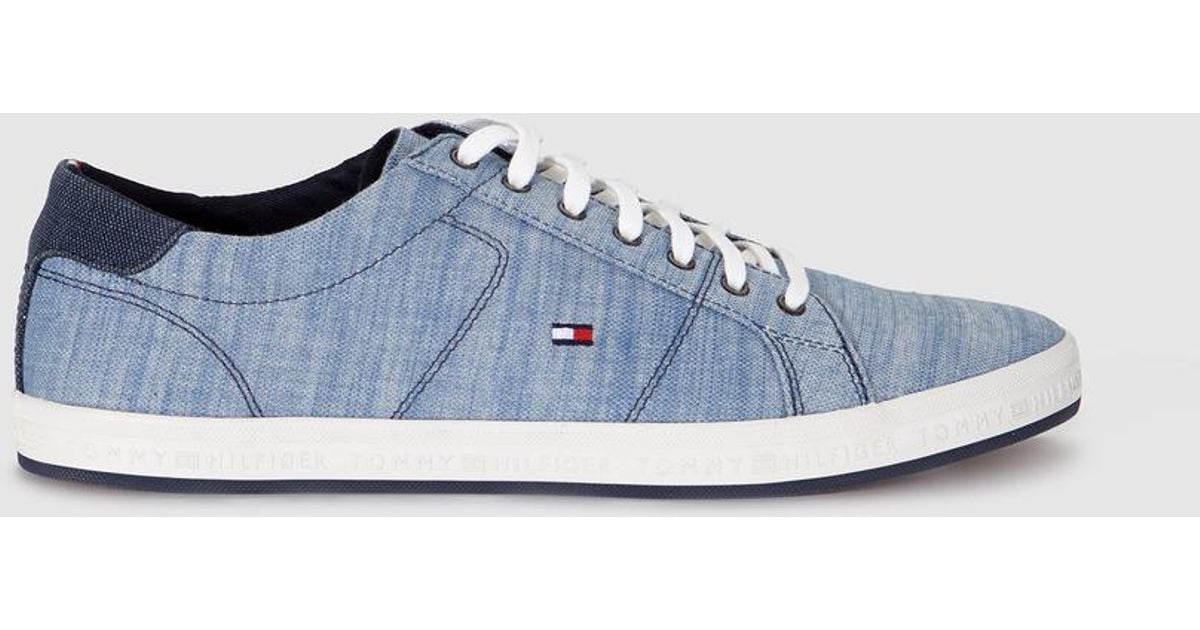 tommy hilfiger light blue shoes