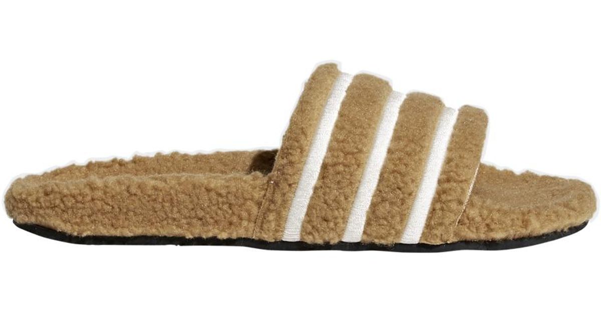 adidas sandals brown