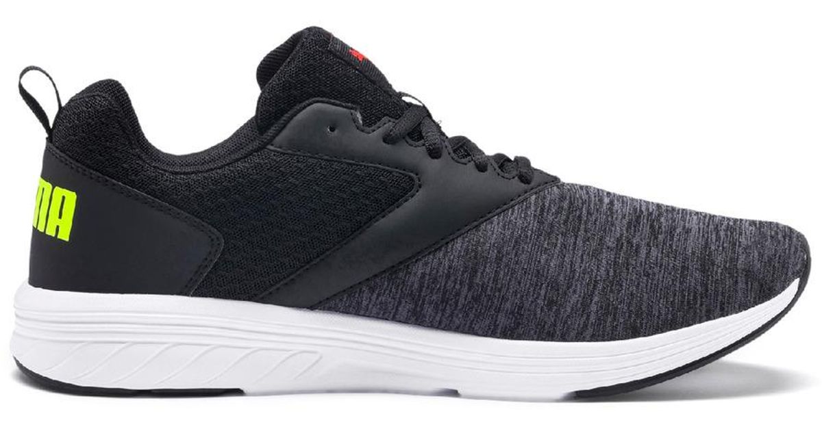PUMA Nrgy Comet Running Shoes in Black / Red (Black) for