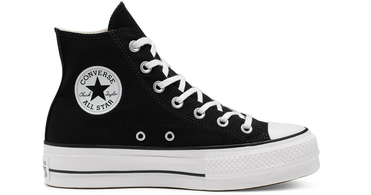 white all star clean lift trainers