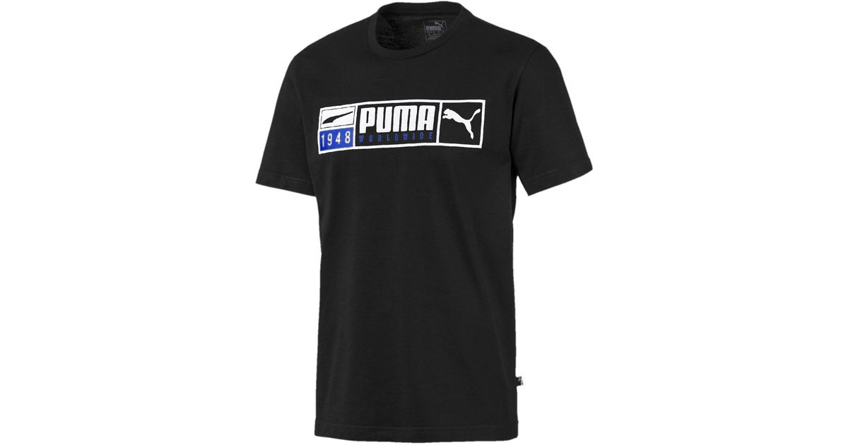 puma black and gold shirt