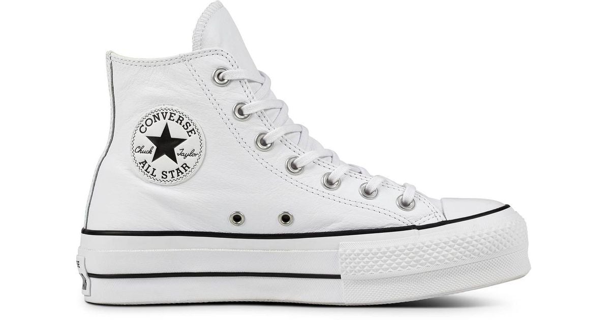 Converse Chuck Taylor All Star Lift Clean Platform High Leather Casual