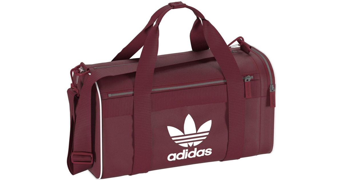 Adidas Originals Purple Duffle M Sports Bag For Men Adidas Originals Purple Duffle M Sports Bag For Men