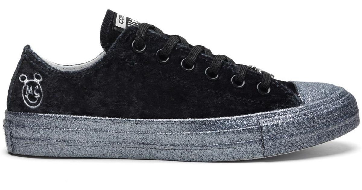 converse x miley cyrus chuck taylor all star low top velvet