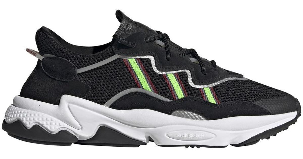 adidas ozweego black and green