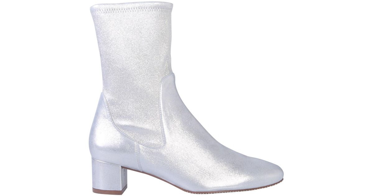 stuart weitzman ernestine leather bootie