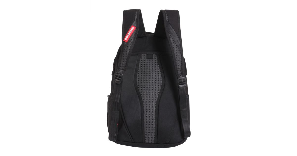 sprayground ghost chenille shark black backpack