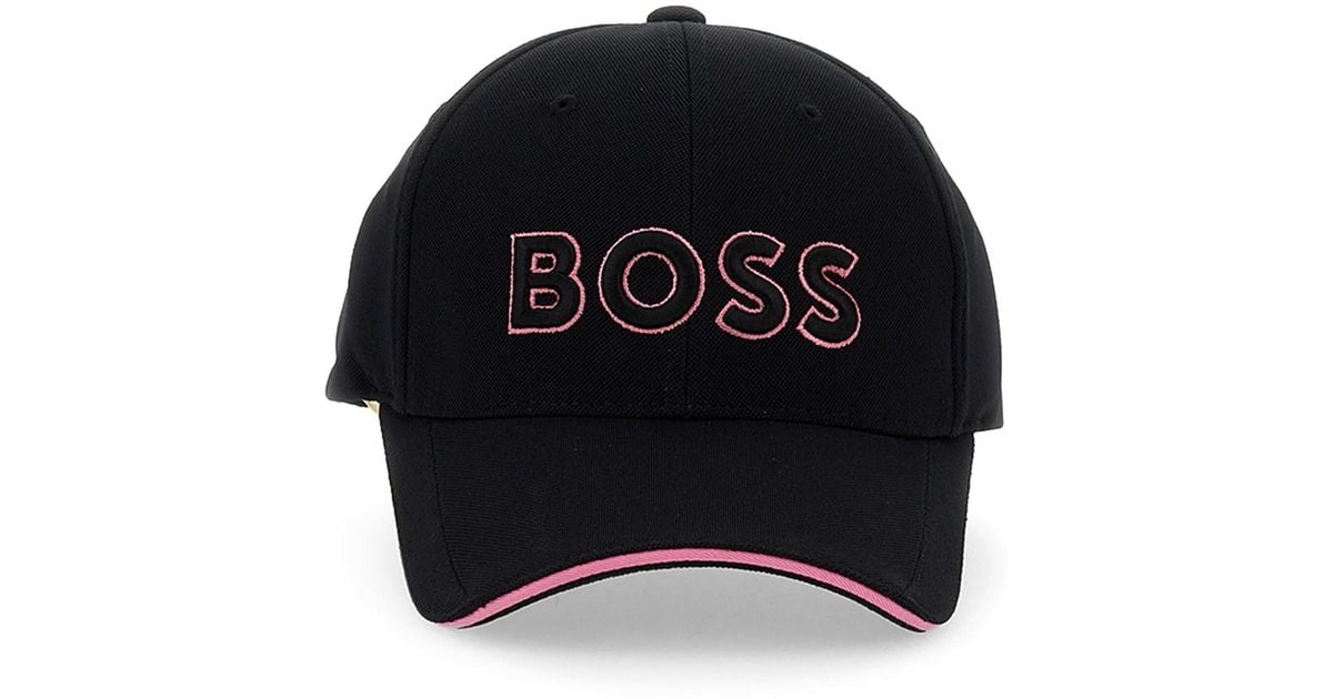 BOSS by HUGO BOSS Synthetic Baseball Hat With Logo Embroidery in Black |  Lyst Canada