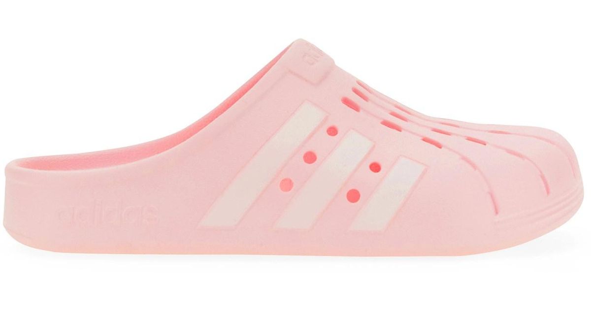 adidas Originals Rubber Adilette Clogs in Pink Lyst UK