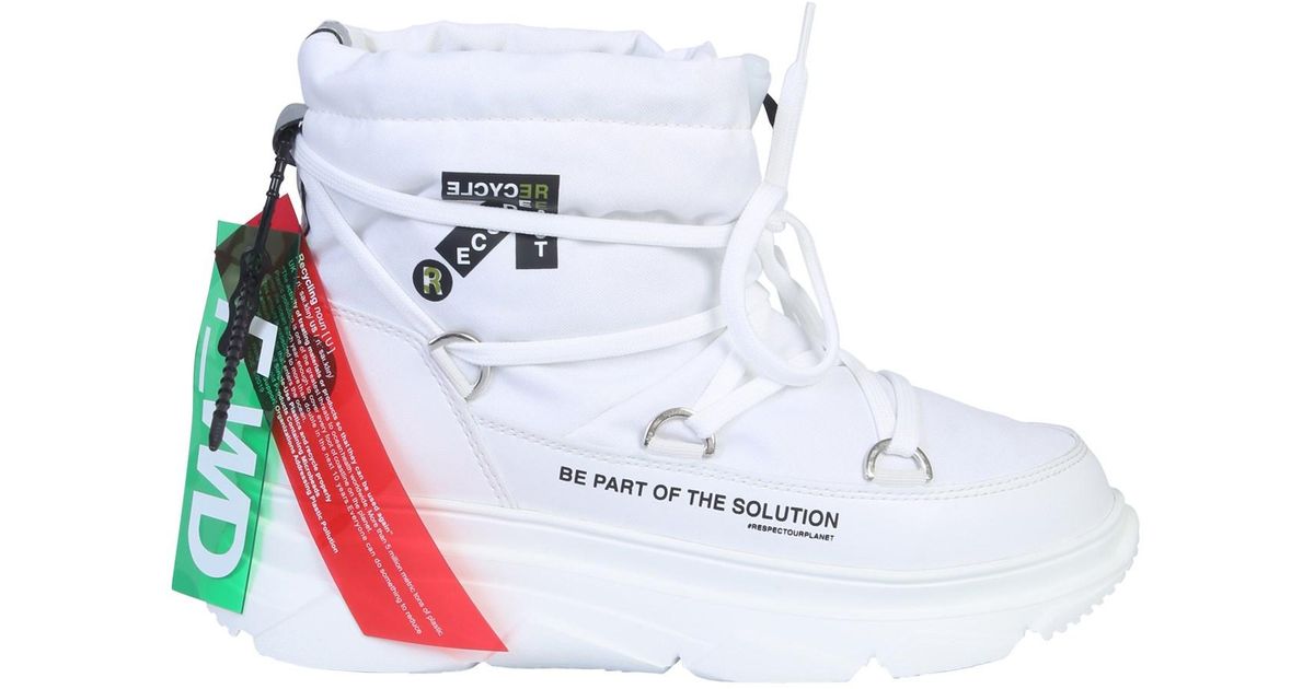 Boot Forward Forward Nylon Boot in White | Lyst