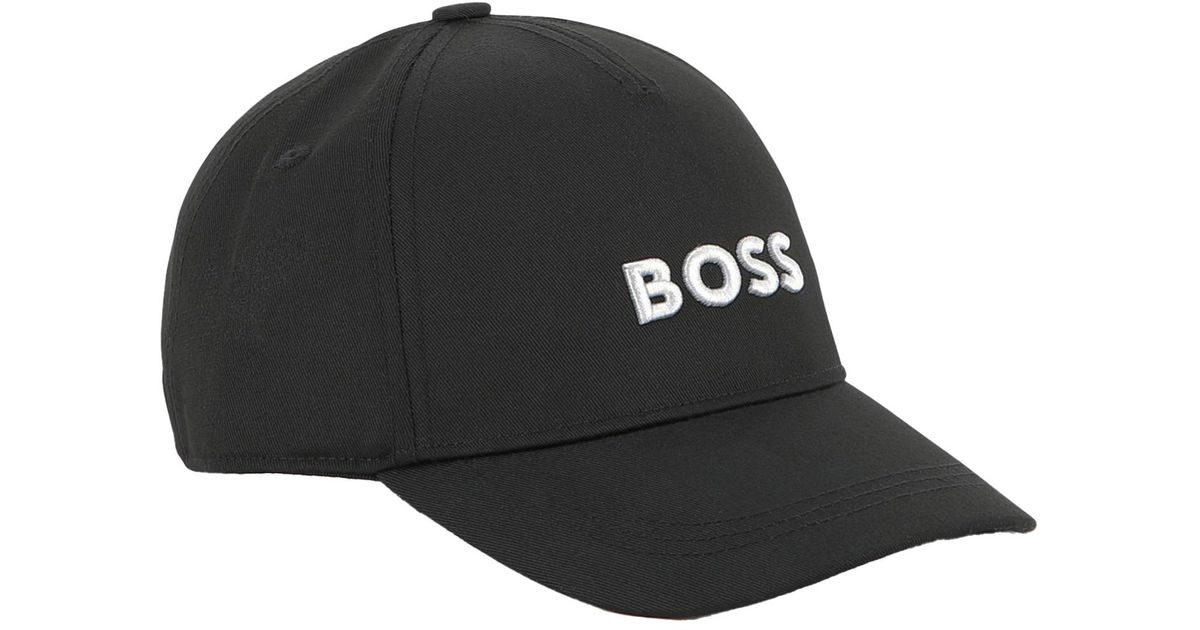 BOSS Hat in Black | Lyst