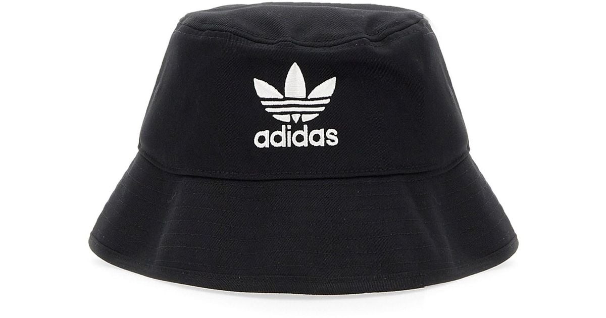 adidas Originals Bucket Hat Adicolor Trefoil in Black for Men | Lyst