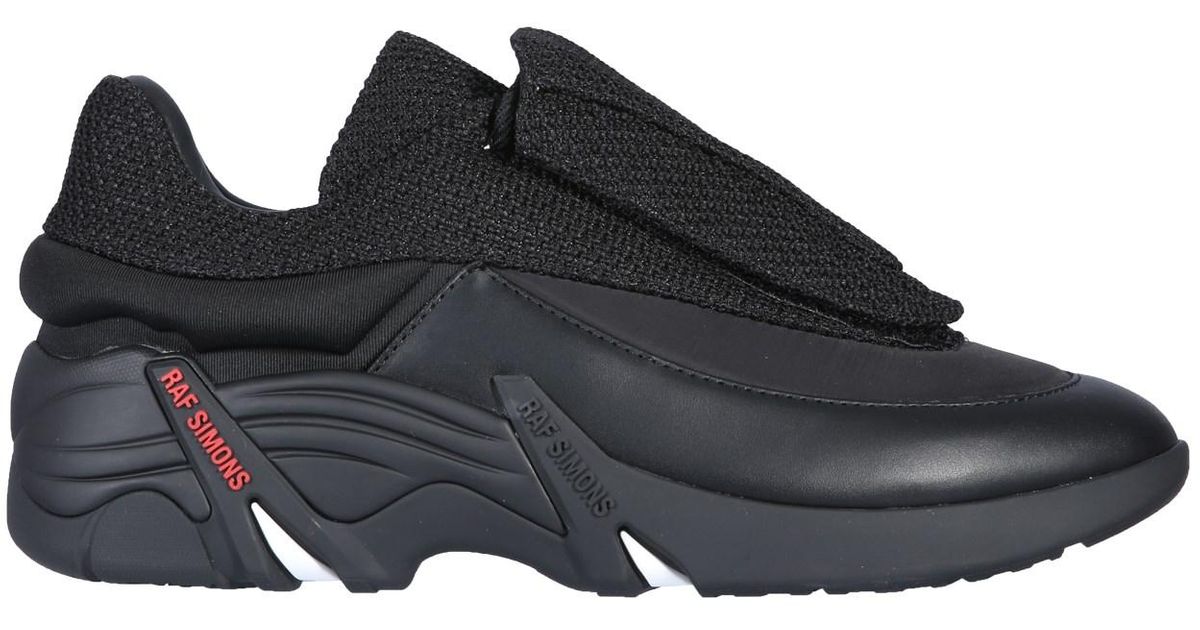 Raf Simons Leather Antei Sneakers in Black for Men | Lyst