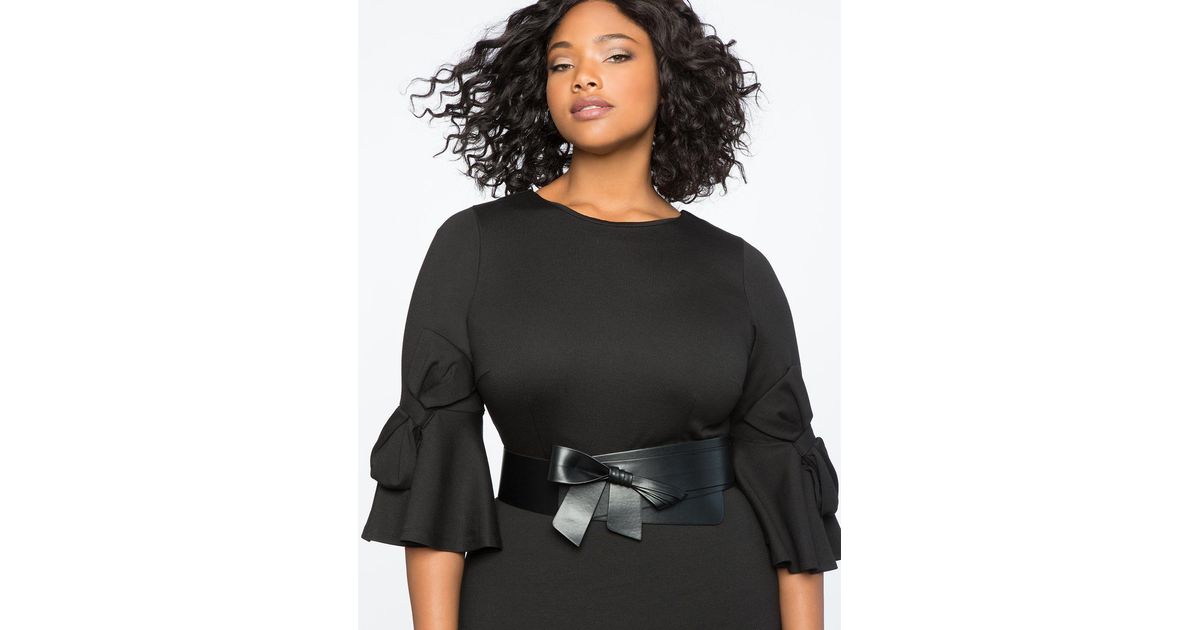 plus size bow belt