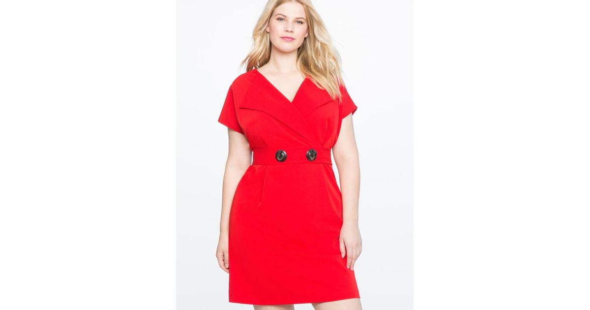 eloquii red dress