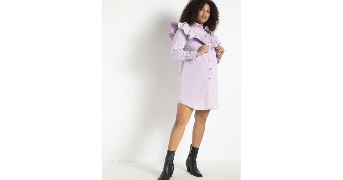 eloquii denim dress