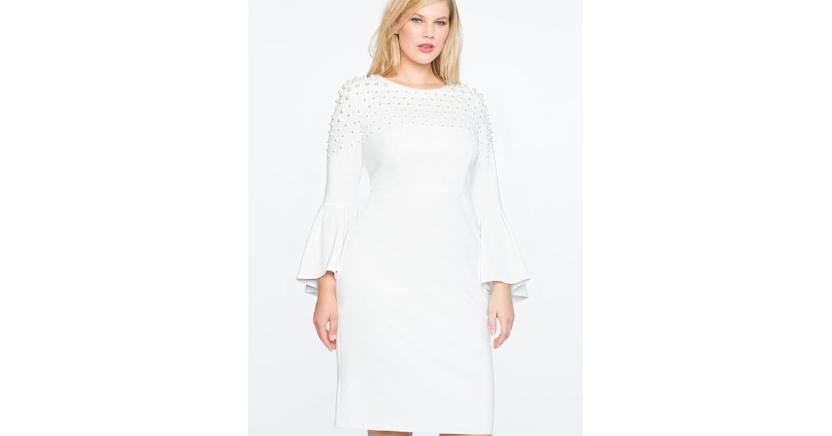 eloquii white dress
