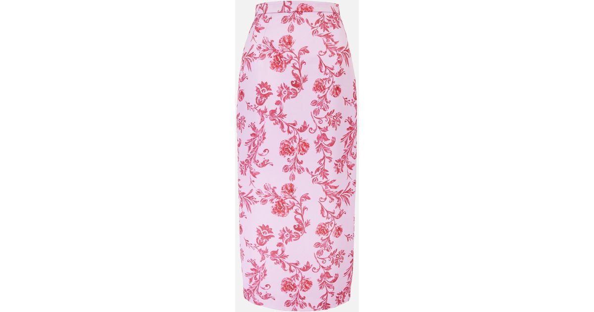 emilia-wickstead-lorelei-skirt-in-pink-lyst-uk