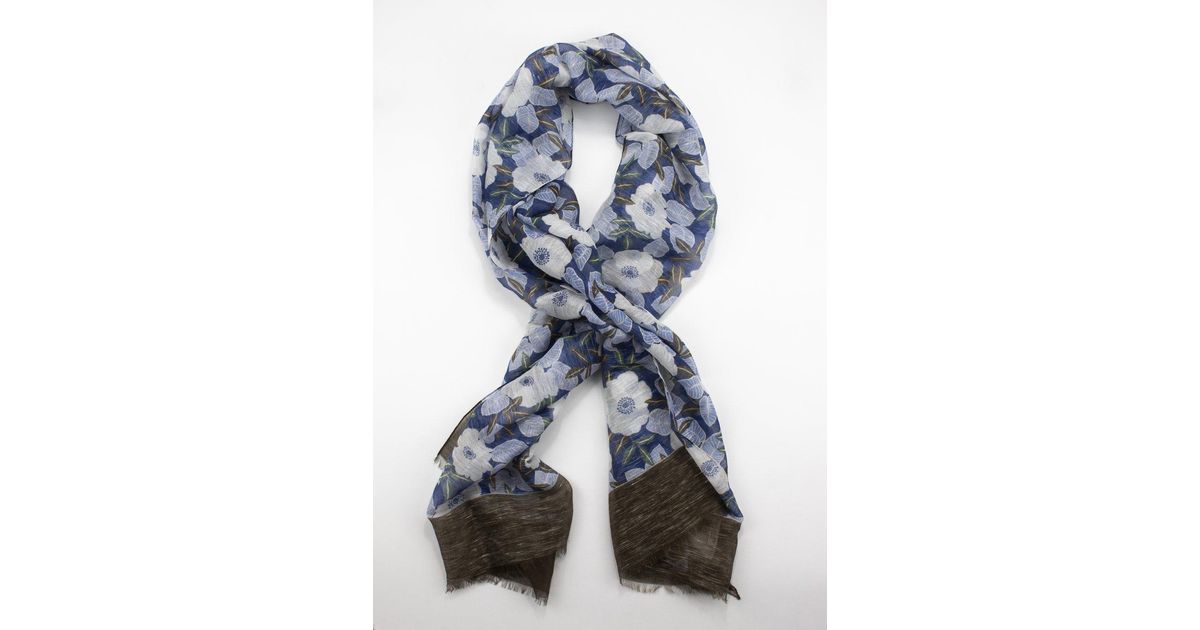 floral summer scarf