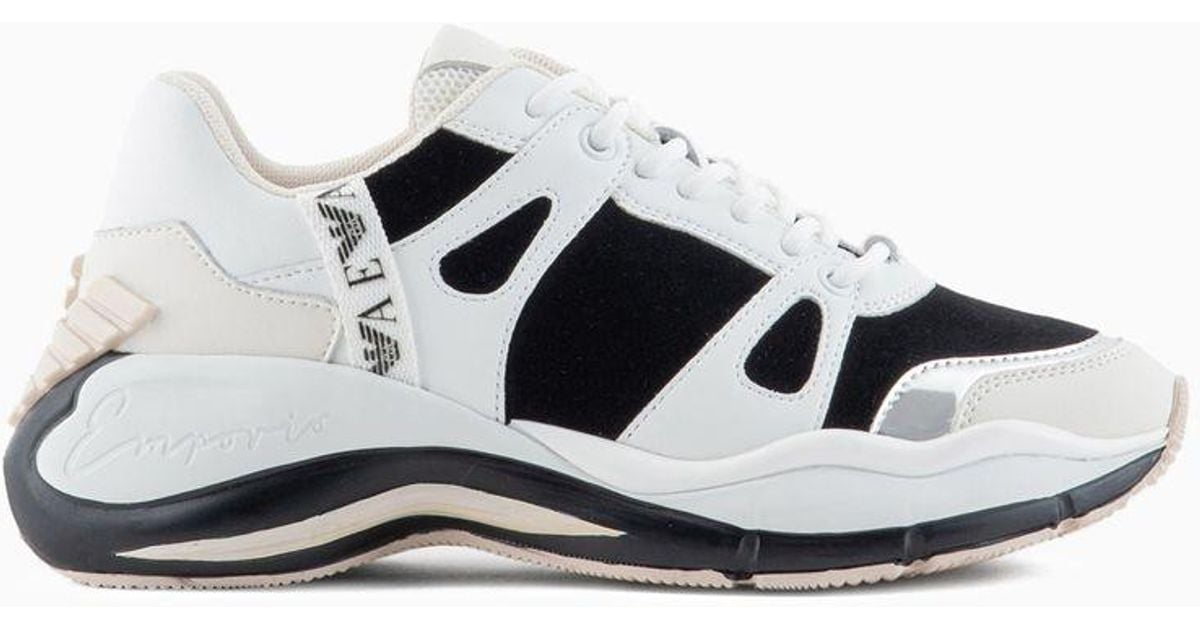 emporio armani chunky sneakers