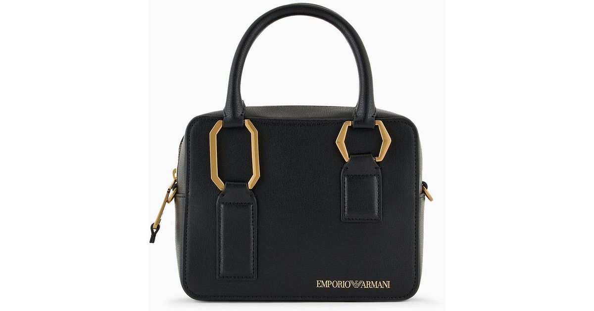 Emporio armani deals top handle bag