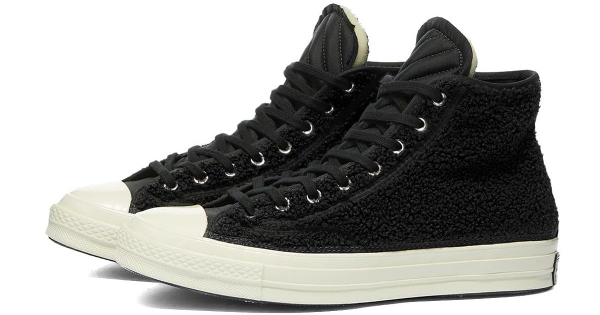 Converse Rubber Chuck Taylor 70 Hi-top Sherpa Sneakers in Black for Men ...
