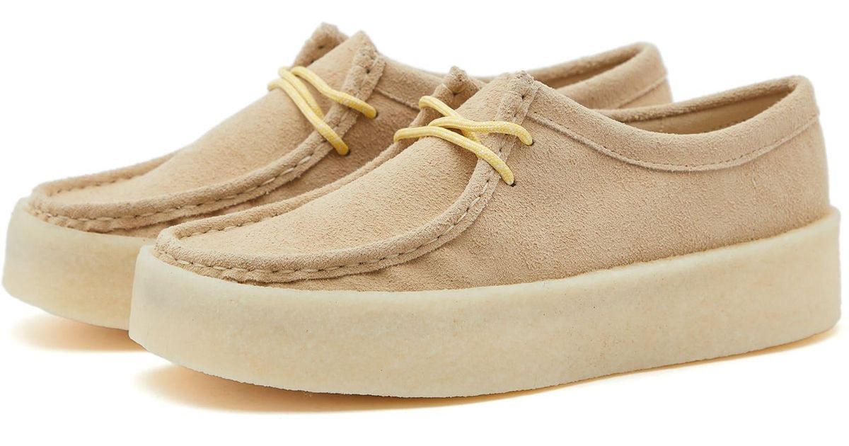 Clarks Wallabee Cup in Natural | Lyst