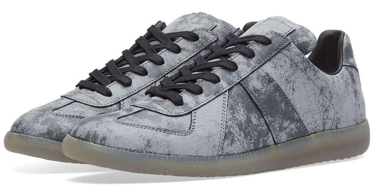 margiela reflective shoes