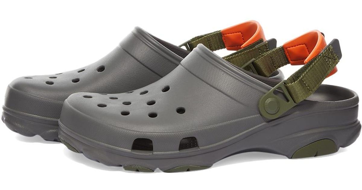 Crocs™ Classic All Terrain Clog in Grey for Men | Lyst Canada