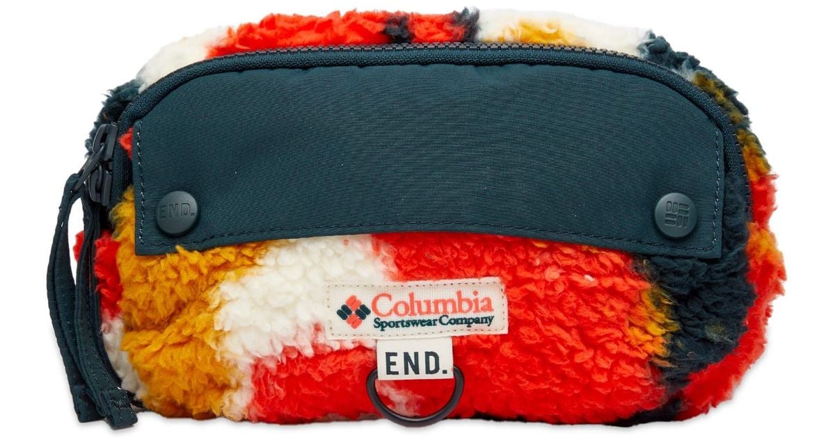 バッグ End X Columbia Freece HipPack Signal Red END. x Columbia 'Douglas Fir' Fleece Hip Pack (Signal Red