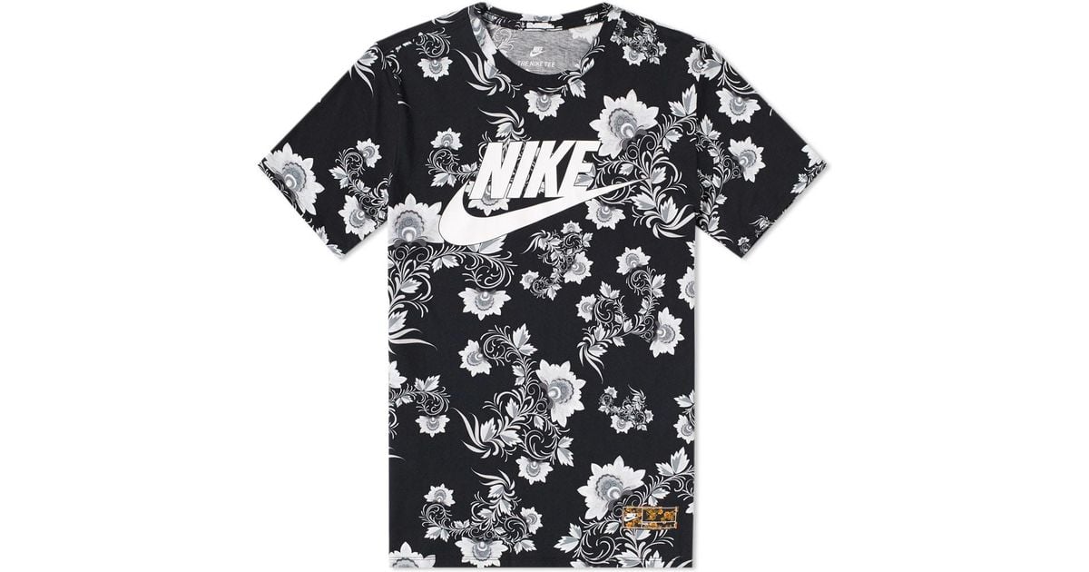 nike floral tee