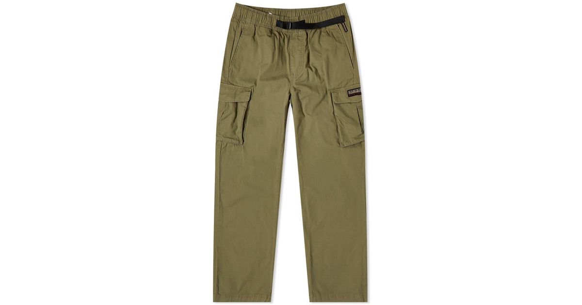 Napapijri Earth Solid Cargo Pant in Green Lyst