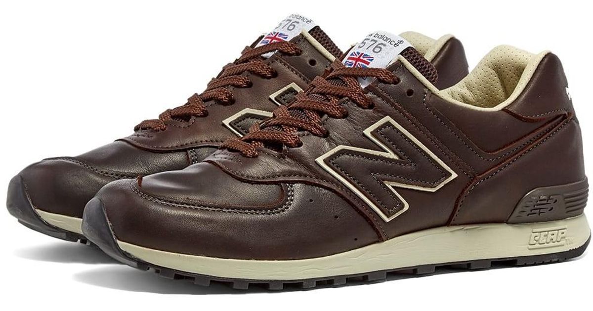 New Balance Leather M576cbb - Made In England in Brown for Men - Save 6 ...