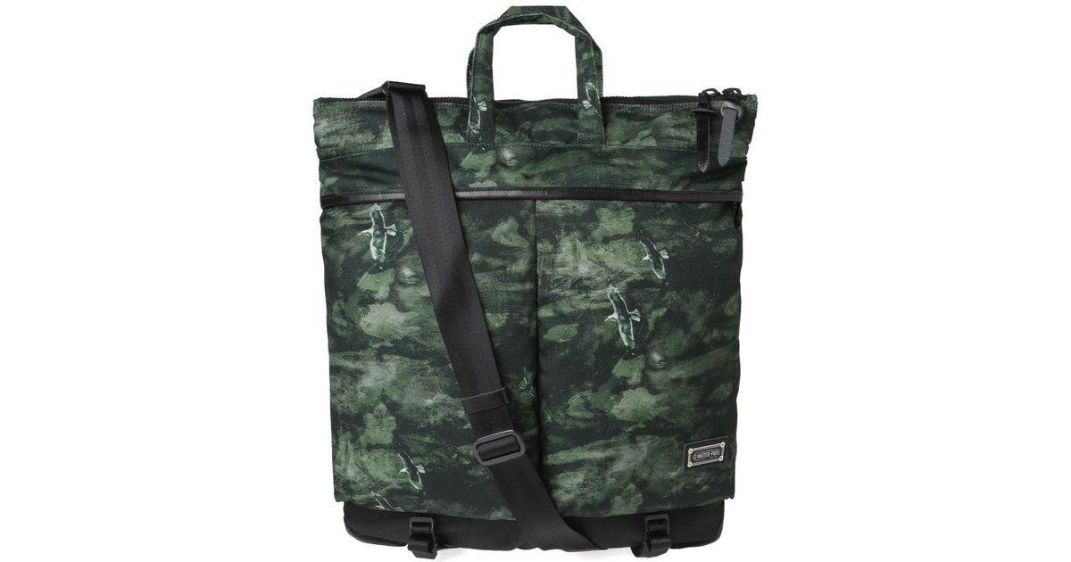 Master Piece Green X Nowartt Helmet Bag For Men