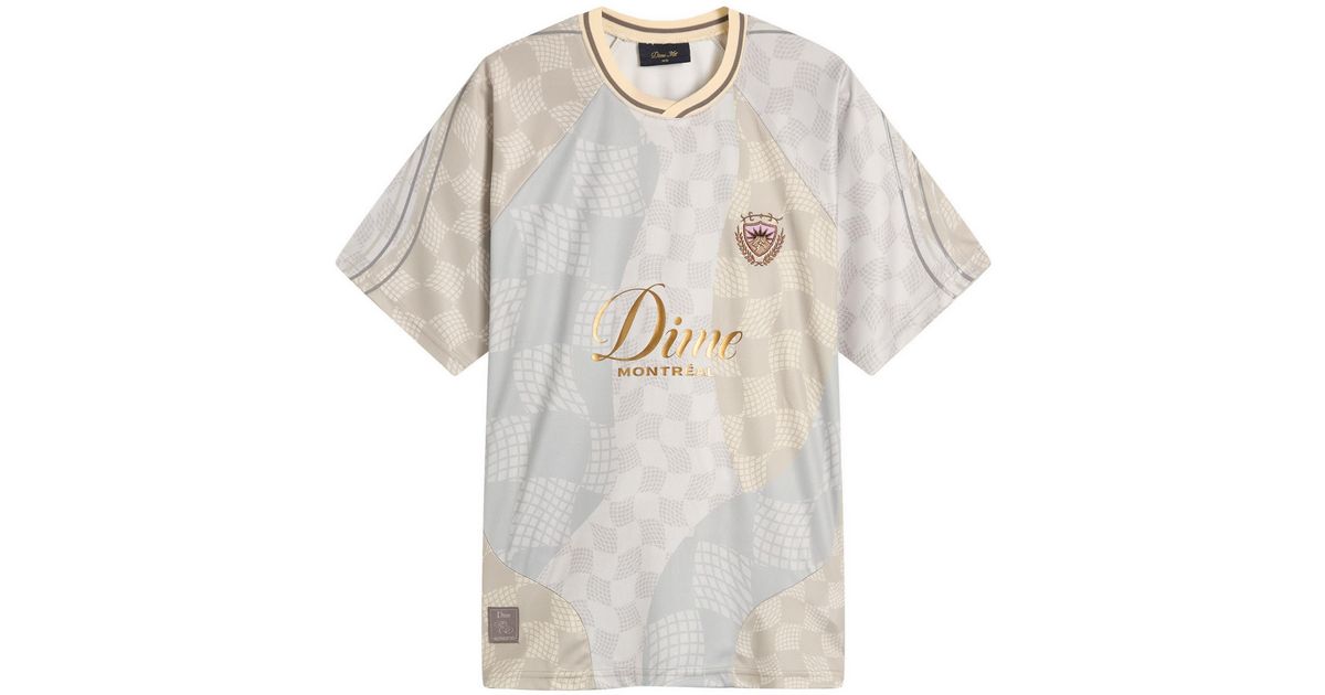 Dime Checkered Home Jersey in Grey for Men | Lyst Australia