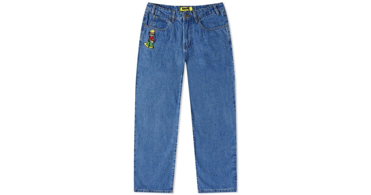 Butter Goods Denim Bass baggy Jeans in Washed Indigo (Blue) for Men Lyst