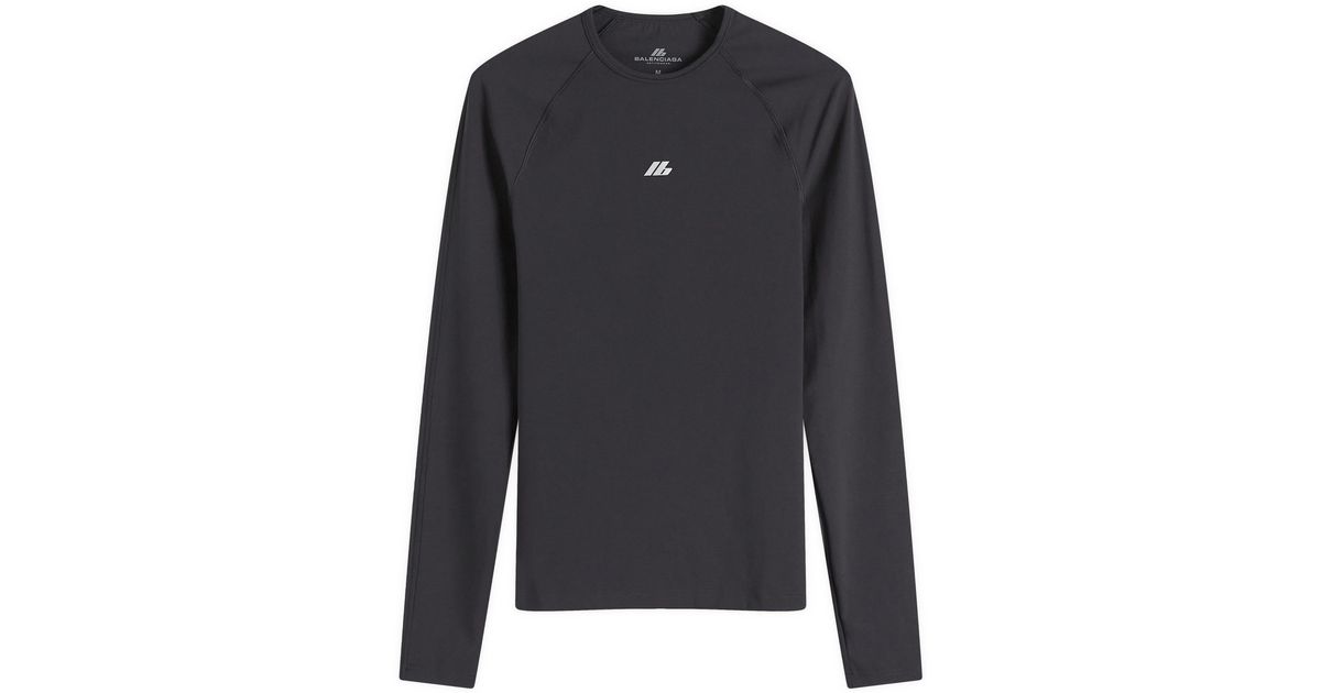 Balenciaga Slim Fit Long Sleeve in Blue for Men | Lyst Canada