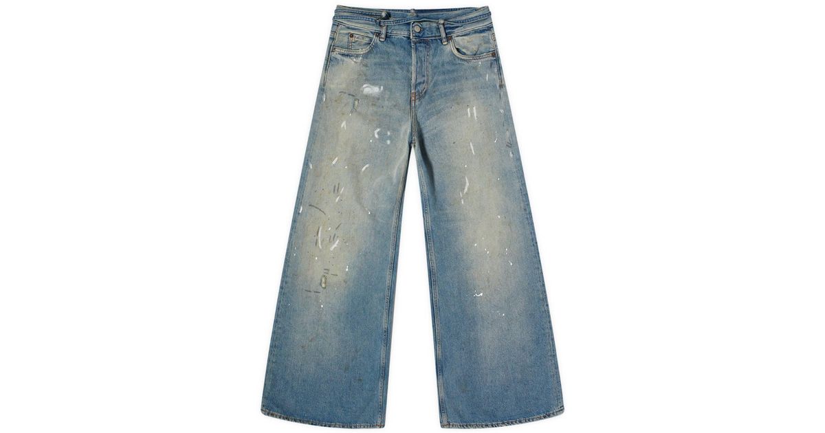 Acne Studios 2004 Trafalgar Low Rise Jeans in Blue | Lyst UK