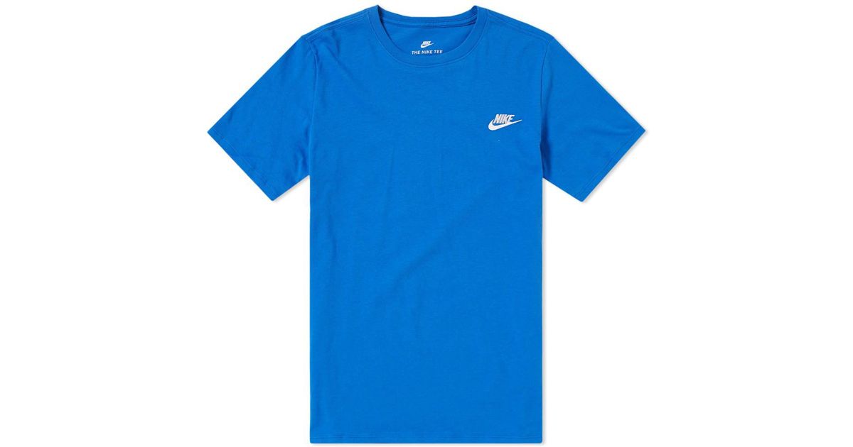 nike blue tee