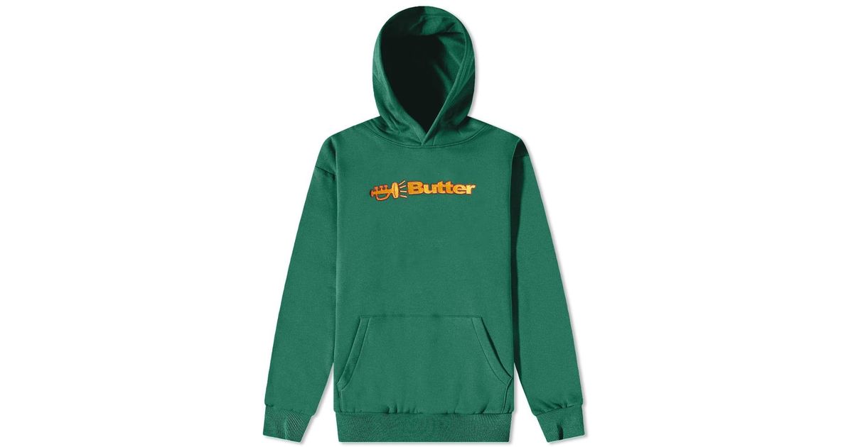 Butter Goods Horn Logo Hoody in Green for Men Lyst