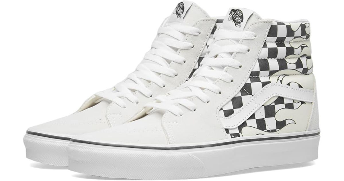 vans flame high top